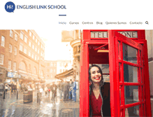 Tablet Screenshot of englishlinkschool.com